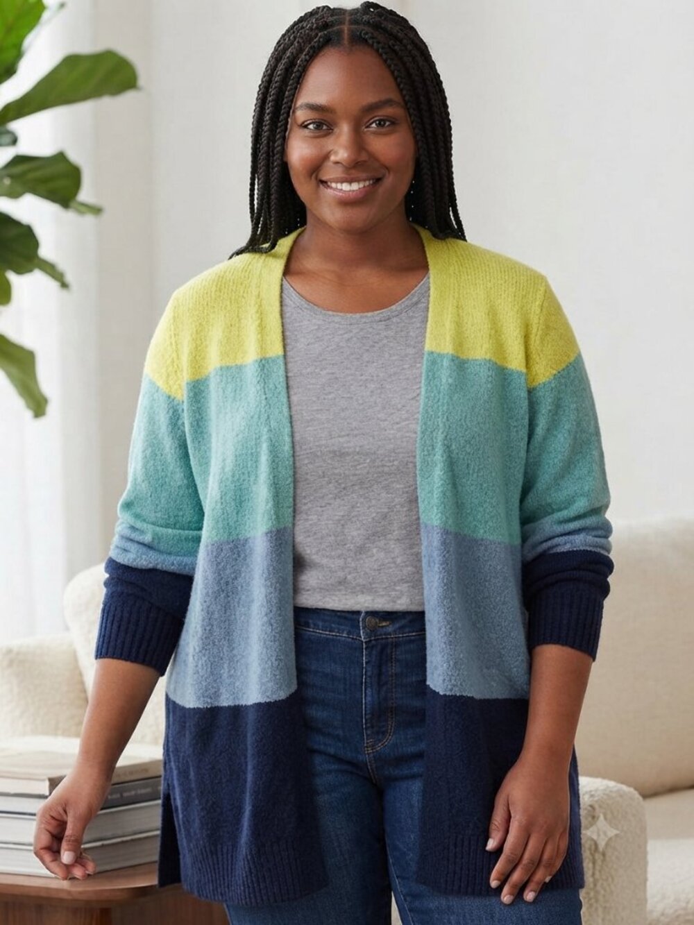 Lane Bryant Women's Multi Cardigan size 20-22